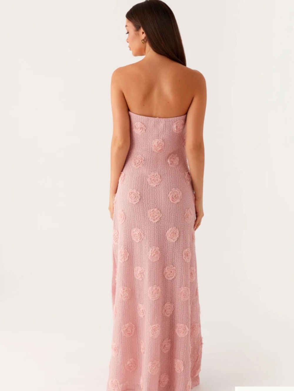 Peppermayo Holly Strapless Maxi Dress Floral Size 6 Prom - Picture 2 of 11
